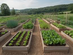 Creating an aesthetic and productive vegetable garden